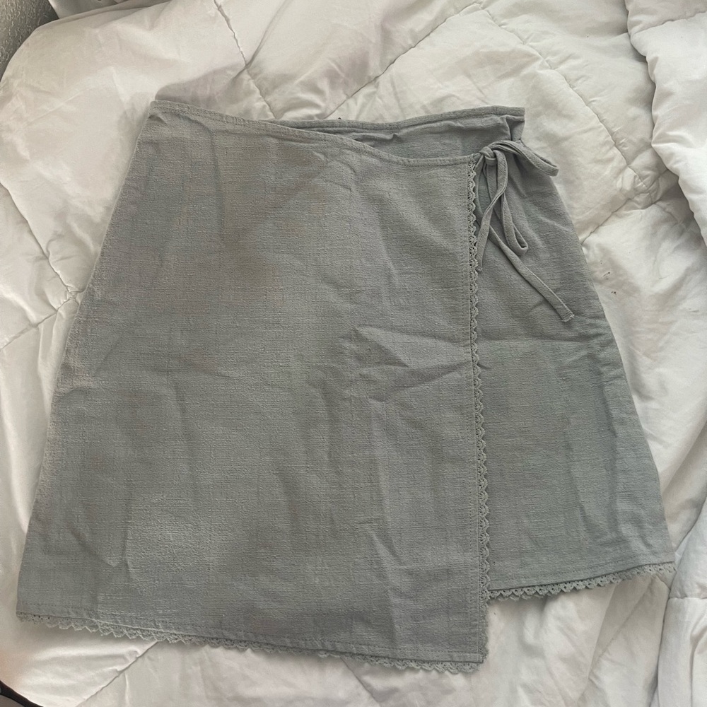 Altard State blue/grey mini skirt in size S